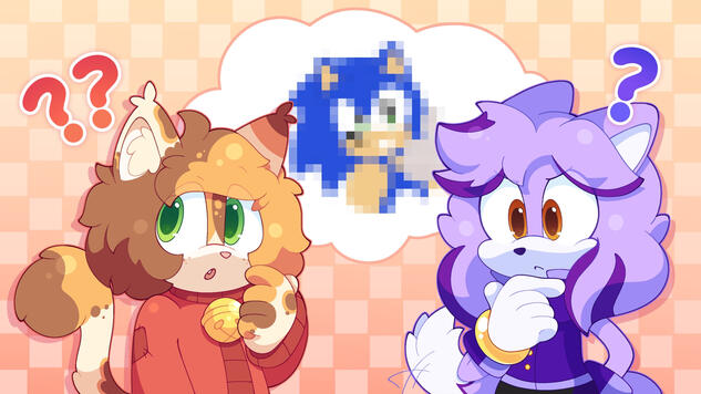 'DRAWING SONIC CHARACTERS FROM MEMORY w/ @SPD64'